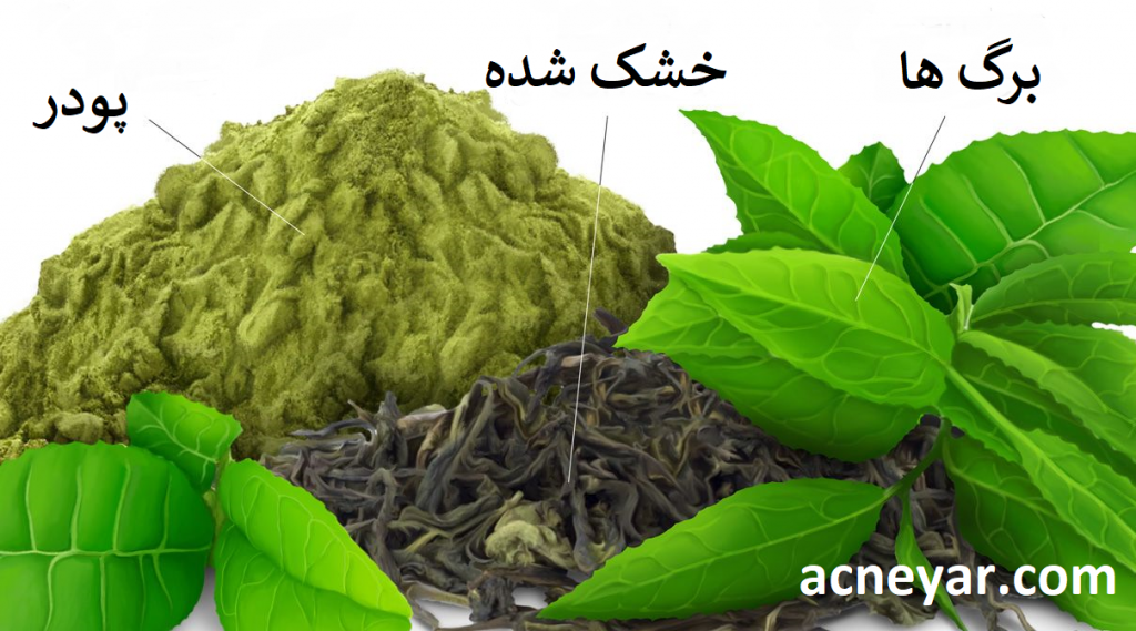 چای سبز برای درمان جوش